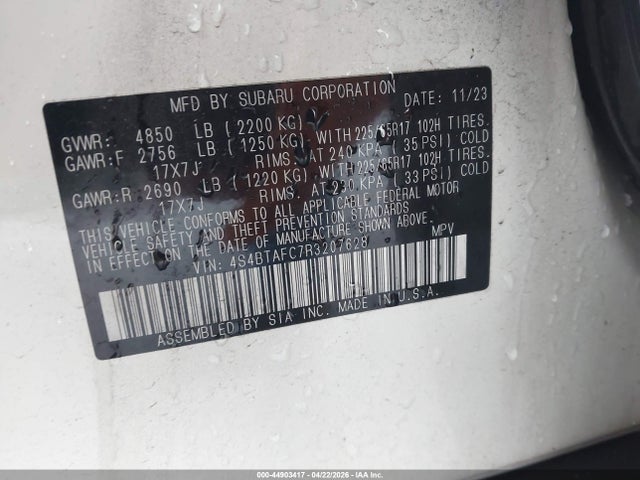 Subaru Outback Premium 2024 4S4BTAFC7R3207628 Image 9
