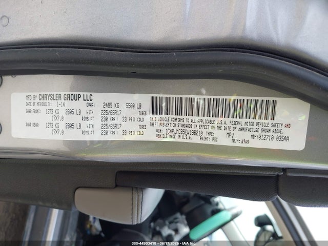 Jeep Cherokee Latitude 2014 1C4PJMCB5EW198210 Image 9