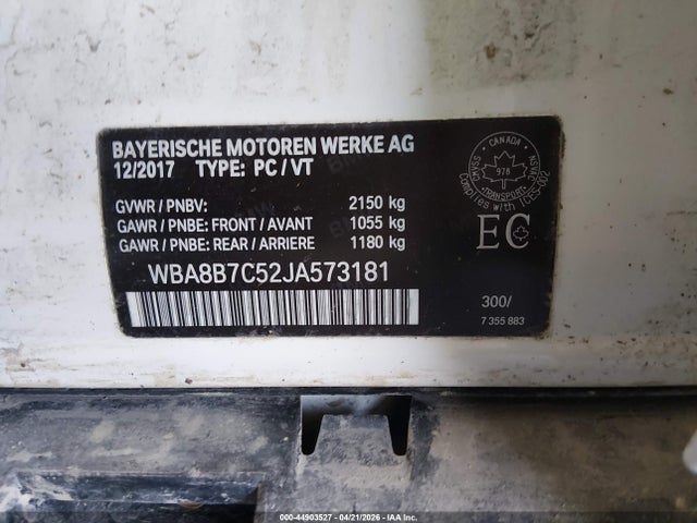 Aukcja sprzedaży 2018 Bmw 340i Xdrive, vin: WBA8B7C52JA573181, numer aukcji: 44903527