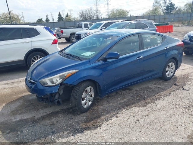KMHDH4AE8GU580849 Hyundai ELANTRA SE
