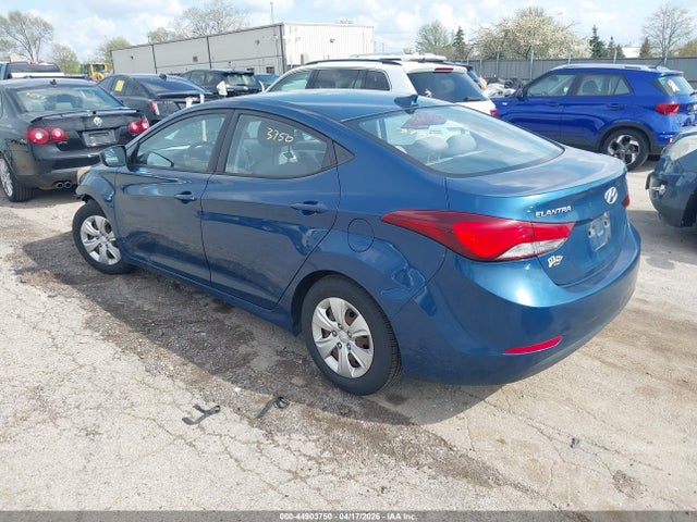 KMHDH4AE8GU580849 Hyundai ELANTRA SE
