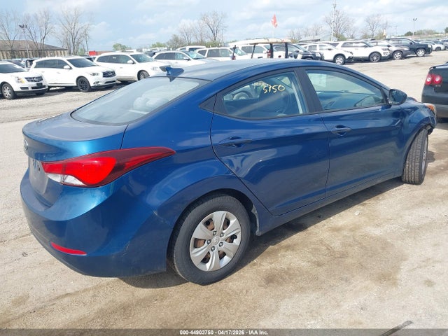 KMHDH4AE8GU580849 Hyundai ELANTRA SE