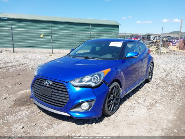 44903834 :رقم المزاد ، KMHTC6AE4EU210971 vin ، 2014 Hyundai Veloster Turbo W/black مزاد بيع