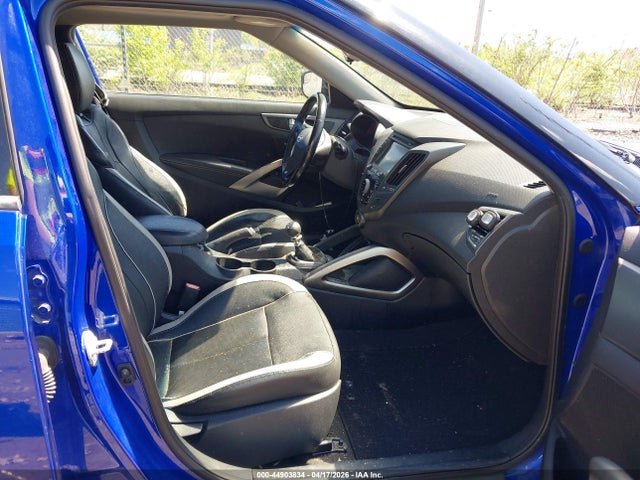 44903834 :رقم المزاد ، KMHTC6AE4EU210971 vin ، 2014 Hyundai Veloster Turbo W/black مزاد بيع