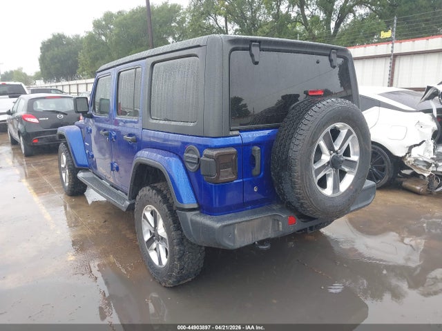 Aukcja sprzedaży 2018 Jeep Wrangler Unlimited Sahara 4x4, vin: 1C4HJXEG0JW298479, numer aukcji: 44903897