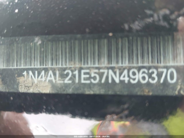 2007 NISSAN ALTIMA 1N4AL21E57N496370 Photo 8