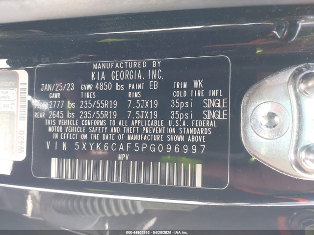 KIA Sportage X-line 2023 5XYK6CAF5PG096997 Image 9