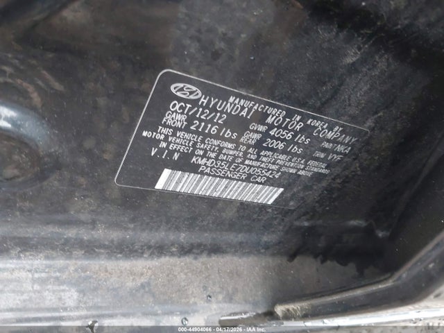 Aukcja sprzedaży 2013 Hyundai Elantra Gt, vin: KMHD35LE7DU055424, numer aukcji: 44904066
