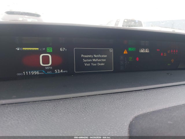 JTDKAMFU5N3169802 Toyota PRIUS XLE