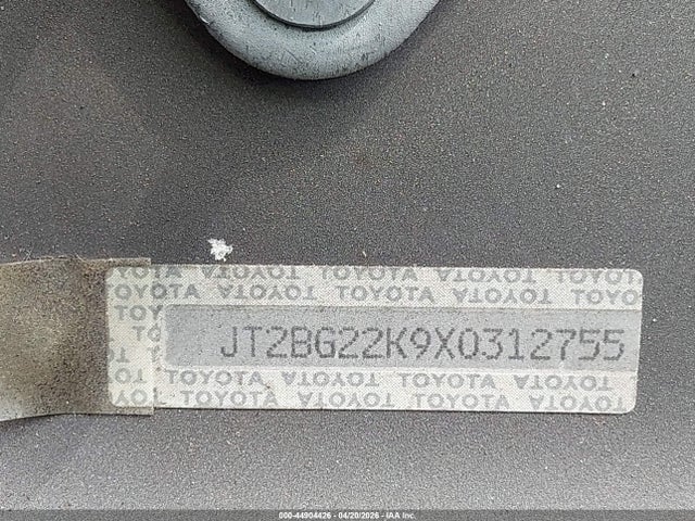 Продажа на аукционе авто 1999 Toyota Camry Le, vin: JT2BG22K9X0312755, номер лота: 44904426