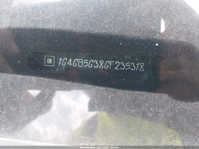 Aukcja sprzedaży 2016 Buick Lacrosse Leather, vin: 1G4GB5G38GF235318, numer aukcji: 44904576