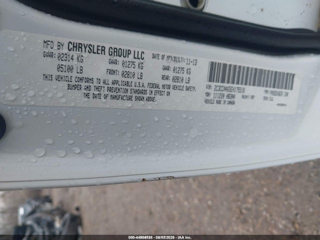 2014 Chrysler 300 მანქანა იყიდება აუქციონზე, vin: 2C3CCAAG5EH175518, აუქციონის ნომერი: 44904728