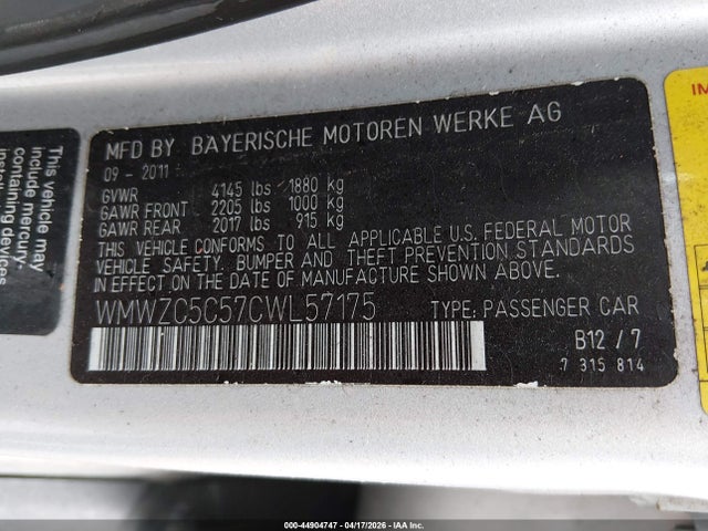 2012 MINI COOPER S COUNTRYMAN WMWZC5C57CWL57175 Photo 8