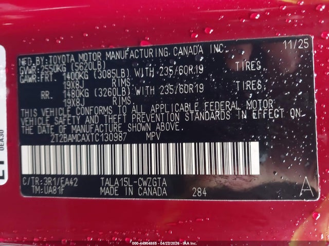 Lexus Rx 350 Premium 2026 2T2BAMCAXTC130987 Image 9