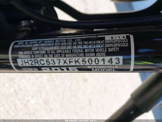 JH2RC537XFK500143 Honda Vt750 C2b
