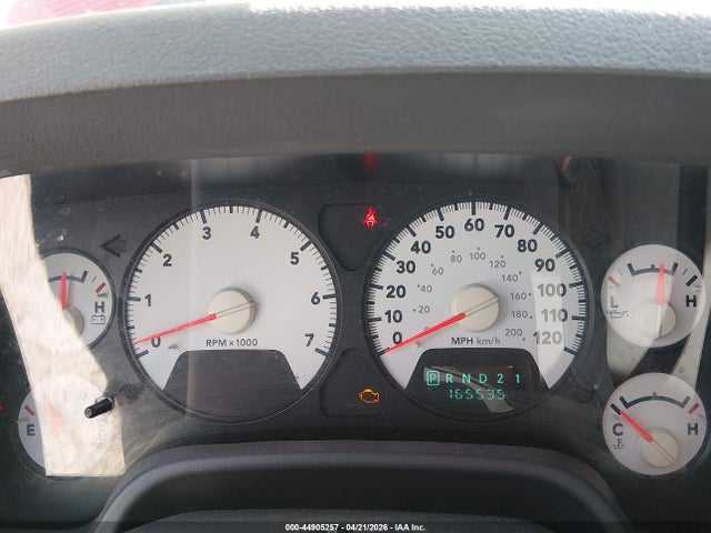 2006 Dodge Ram 1500 Slt მანქანა იყიდება აუქციონზე, vin: 1D7HA18N56J101551, აუქციონის ნომერი: 44905257