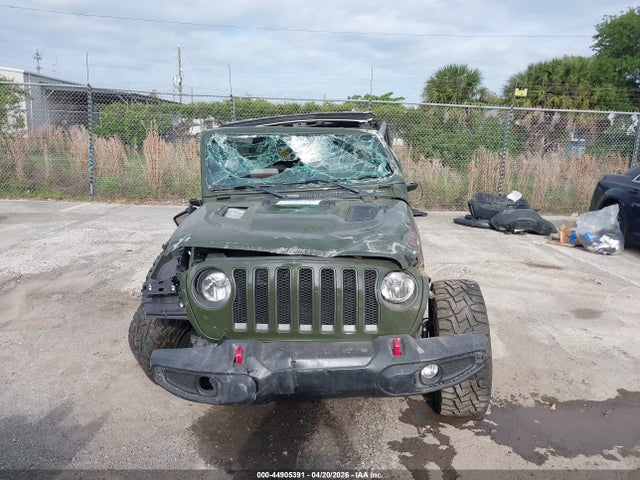2021 Jeep Wrangler Unlimited Rubicon 4x4 მანქანა იყიდება აუქციონზე, vin: 1C4HJXFN6MW614727, აუქციონის ნომერი: 44905391