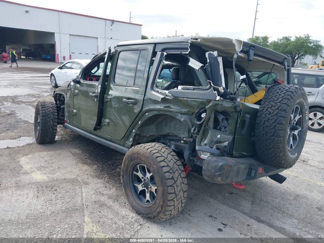 2021 Jeep Wrangler Unlimited Rubicon 4x4 მანქანა იყიდება აუქციონზე, vin: 1C4HJXFN6MW614727, აუქციონის ნომერი: 44905391
