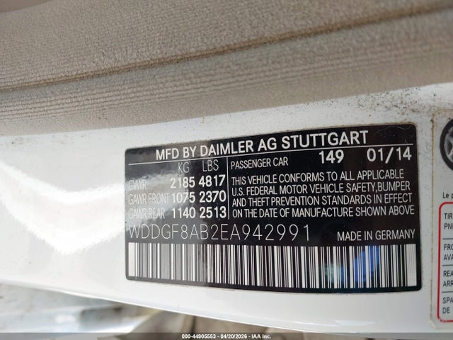 Продаж на аукціоні авто 2014 Mercedes-benz C 300 Luxury 4matic, vin: WDDGF8AB2EA942991, номер лоту: 44905553