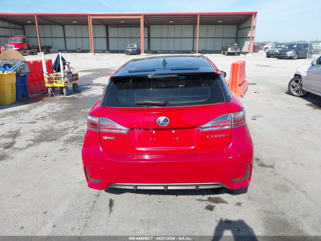 44905577 :رقم المزاد ، JTHKD5BH0H2290011 vin ، 2017 Lexus Ct Ct 200h F Sport مزاد بيع