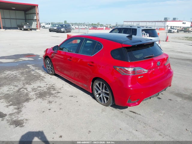 44905577 :رقم المزاد ، JTHKD5BH0H2290011 vin ، 2017 Lexus Ct Ct 200h F Sport مزاد بيع