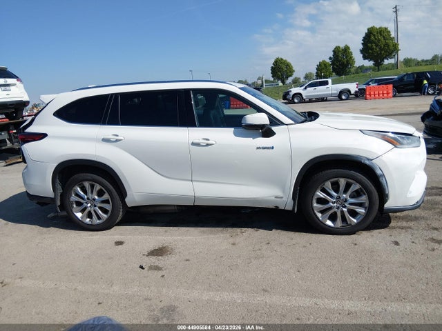 Продаж на аукціоні авто 2021 Toyota Highlander Hybrid Limited, vin: 5TDDBRCH6MS529408, номер лоту: 44905584