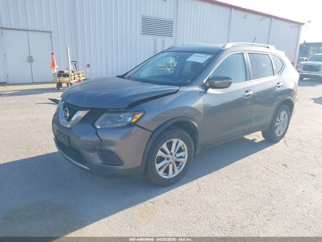 2015 Nissan Rogue Sv მანქანა იყიდება აუქციონზე, vin: KNMAT2MV6FP546038, აუქციონის ნომერი: 44905646