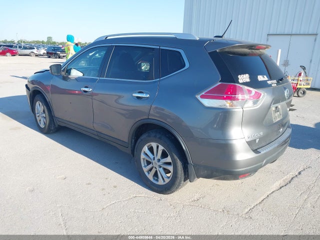 2015 Nissan Rogue Sv მანქანა იყიდება აუქციონზე, vin: KNMAT2MV6FP546038, აუქციონის ნომერი: 44905646