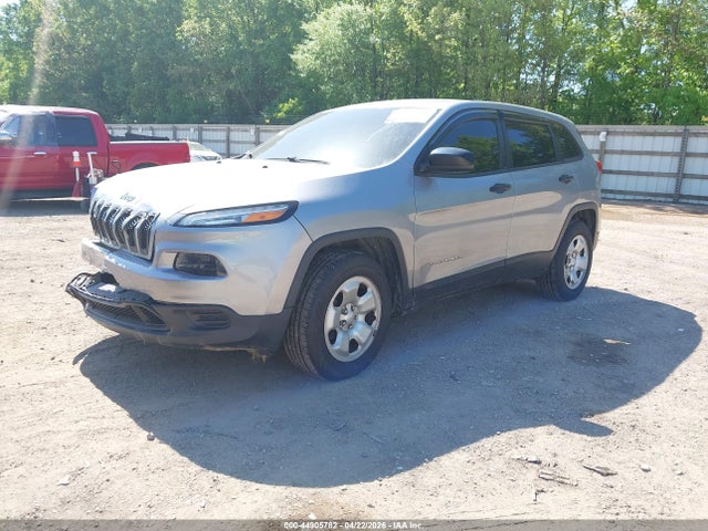 2017 Jeep Cherokee Sport მანქანა იყიდება აუქციონზე, vin: 1C4PJMAB1HW555907, აუქციონის ნომერი: 44905782
