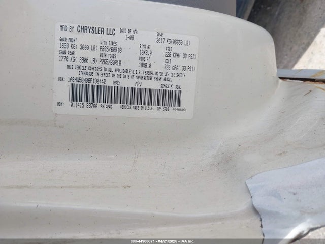 Продаж на аукціоні авто 2008 Chrysler Aspen Limited, vin: 1A8HW58N08F130442, номер лоту: 44906071