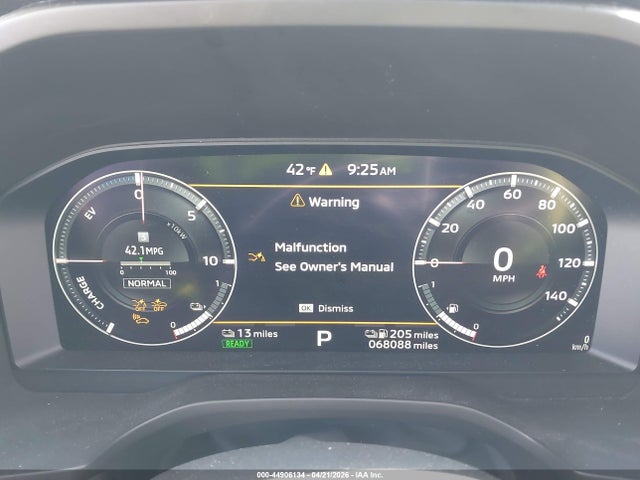 44906134 :رقم المزاد ، JA4T5UA94PZ013692 vin ، 2023 Mitsubishi Outlander Phev Ralliart S-awc/se S-awc مزاد بيع
