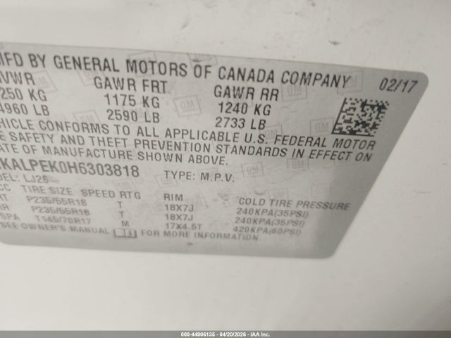 2GKALPEK0H6303818 GMC Terrain Slt