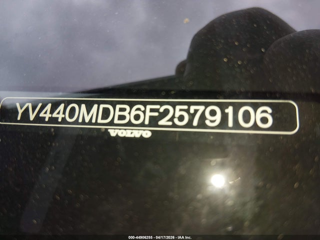 YV440MDB6F2579106 Volvo Xc60 T5 Premier