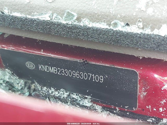 44906329 :رقم المزاد ، KNDMB233096307109 vin ، 2009 Kia Sedona Lx مزاد بيع