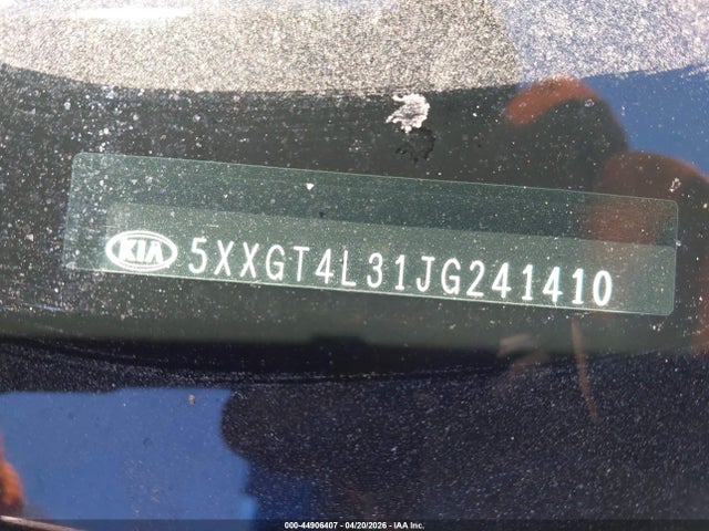 44906407 :رقم المزاد ، 5XXGT4L31JG241410 vin ، 2018 Kia Optima S مزاد بيع