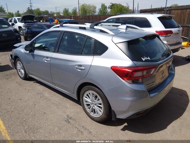2017 Subaru Impreza 2.0i Premium მანქანა იყიდება აუქციონზე, vin: 4S3GTAD66H3706314, აუქციონის ნომერი: 44906476