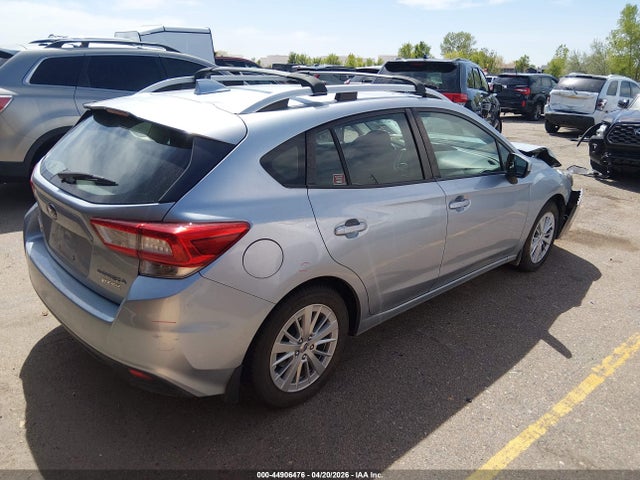 2017 Subaru Impreza 2.0i Premium მანქანა იყიდება აუქციონზე, vin: 4S3GTAD66H3706314, აუქციონის ნომერი: 44906476