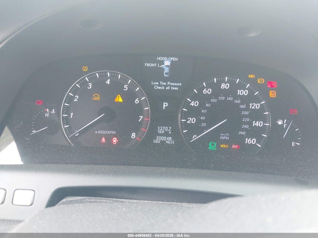 Продаж на аукціоні авто 2010 Lexus Ls 460, vin: JTHBL5EF0A5092885, номер лоту: 44906492