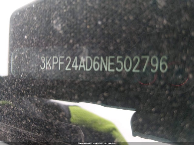 3KPF24AD6NE502796 KIA FORTE FE
