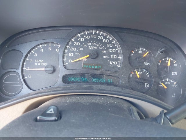 2003 Chevrolet Tahoe Lt მანქანა იყიდება აუქციონზე, vin: 1GNEC13Z23R312468, აუქციონის ნომერი: 44906753