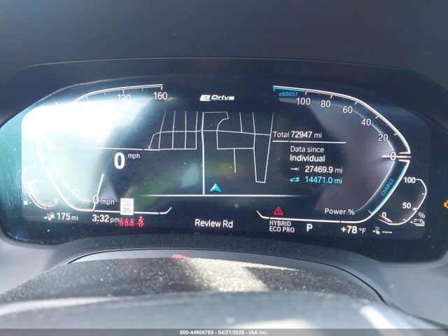 Aukcja sprzedaży 2022 Bmw 330e Xdrive, vin: 3MW5P9J06N8C72244, numer aukcji: 44906765