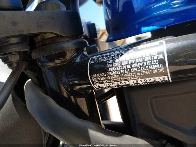 Продажа на аукционе авто 2018 Honda Cmx500, vin: MLHPC5611J5100239, номер лота: 44906801