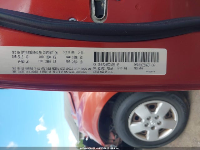 Продажа на аукционе авто 2007 Dodge Caliber, vin: 1B3JB28B77D506199, номер лота: 44906827
