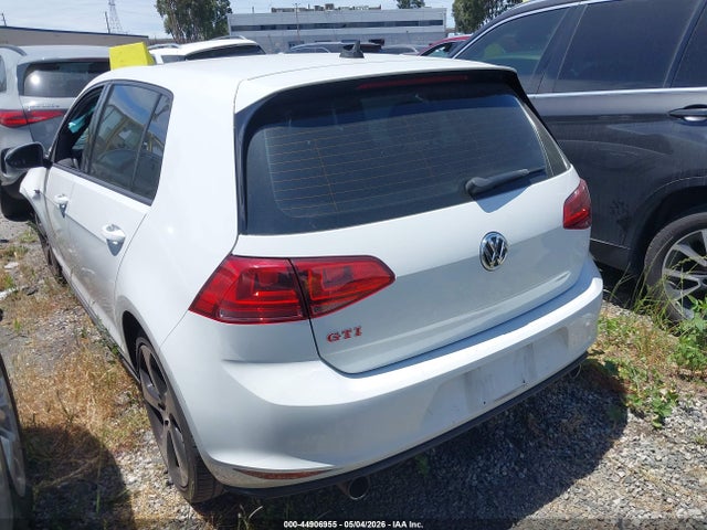 2017 Volkswagen Golf Gti Autobahn 4-door/s 4-door/se 4-door/sport 4-door მანქანა იყიდება აუქციონზე, vin: 3VW447AU9HM032600, აუქციონის ნომერი: 44906955