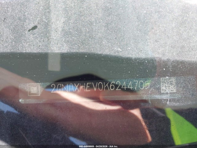 2019 Chevrolet Equinox Ls მანქანა იყიდება აუქციონზე, vin: 2GNAXHEV0K6244705, აუქციონის ნომერი: 44906989