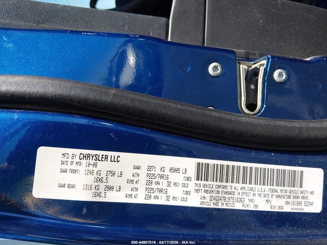 Продажа на аукционе авто 2009 Dodge Journey Se, vin: 3D4GG47B19T516363, номер лота: 44907016