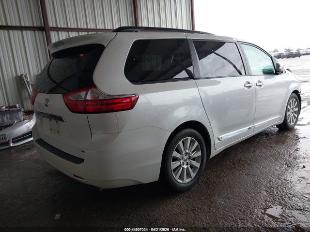 44907034 :رقم المزاد ، 5TDYK3DC3FS543383 vin ، 2015 Toyota Sienna Limited Premium 7 Passenger مزاد بيع
