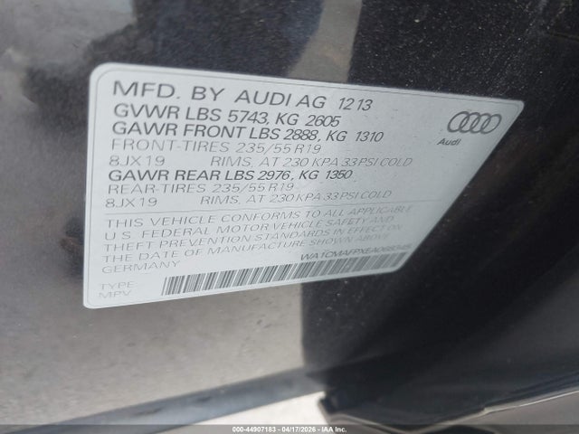 2014 AUDI Q5 WA1CMAFPXEA068345 Photo 8