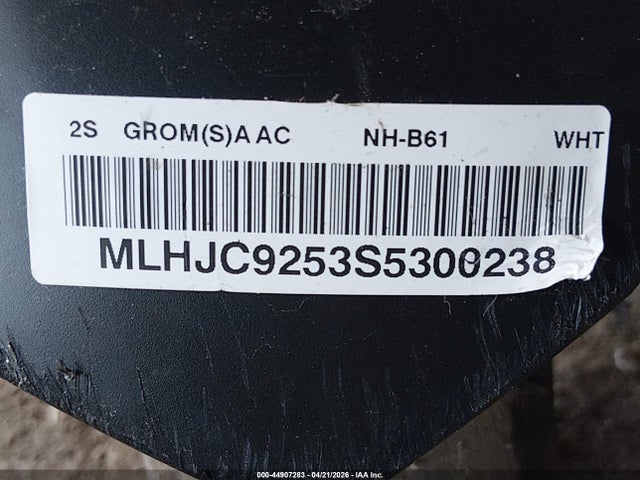 Продаж на аукціоні авто 2025 Honda Grom A, vin: MLHJC9253S5300238, номер лоту: 44907283