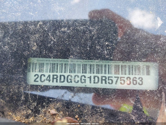 44907288 :رقم المزاد ، 2C4RDGCG1DR575863 vin ، 2013 Dodge Grand Caravan Sxt مزاد بيع
